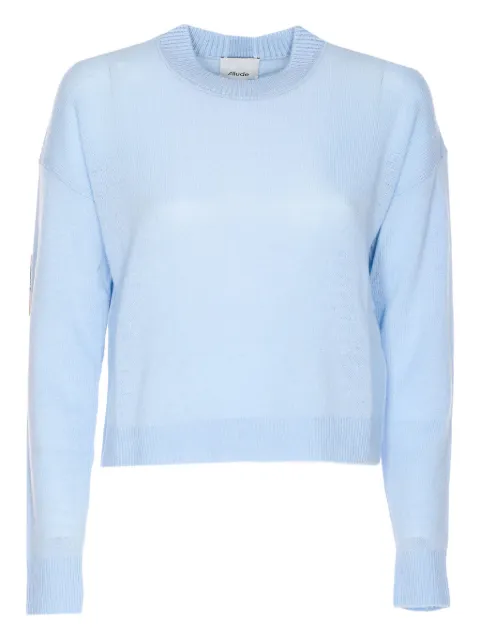Allude crew-neck long-sleeve sweater