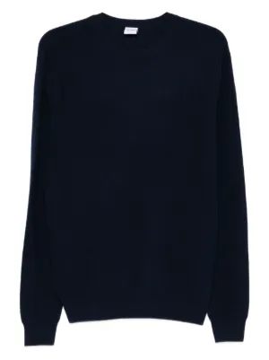 Jil Sander サイドスリット ウールセーター | ブルー | FARFETCH JP