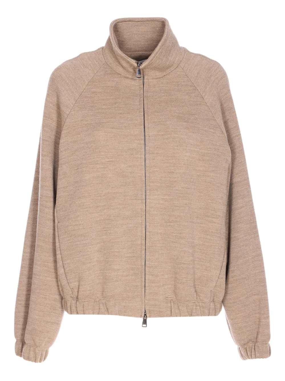 Max Mara zip-up sweatshirt - ニュートラル Max Mara zip-up sweatshirt - ニュートラル