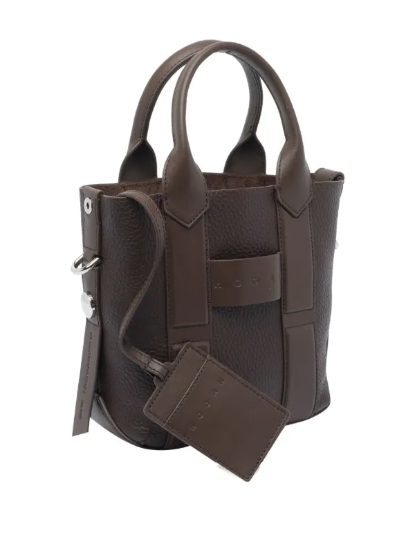 Hogan Small Script Tote Bag | ブラウン | FARFETCH JP