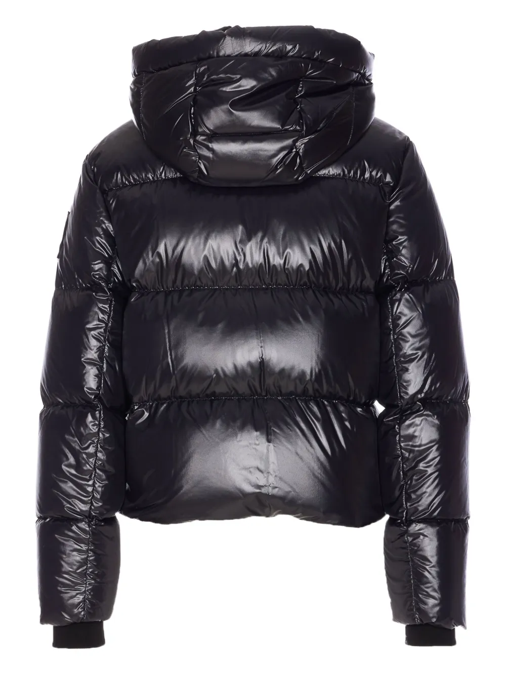 Moose Knuckles padded removable-hood down jacket - ブラック Moose Knuckles padded removable-hood down jacket - ブラック