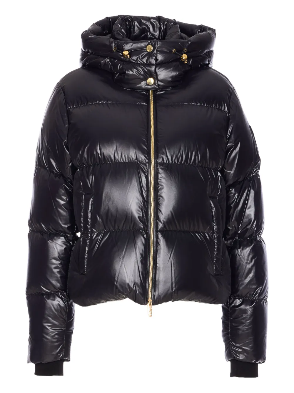 Moose Knuckles padded removable-hood down jacket | Black | Image 1