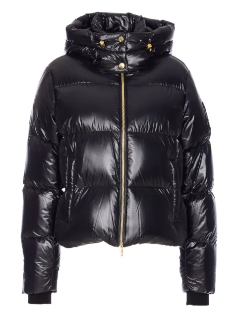 Moose Knuckles padded removable-hood down jacket
