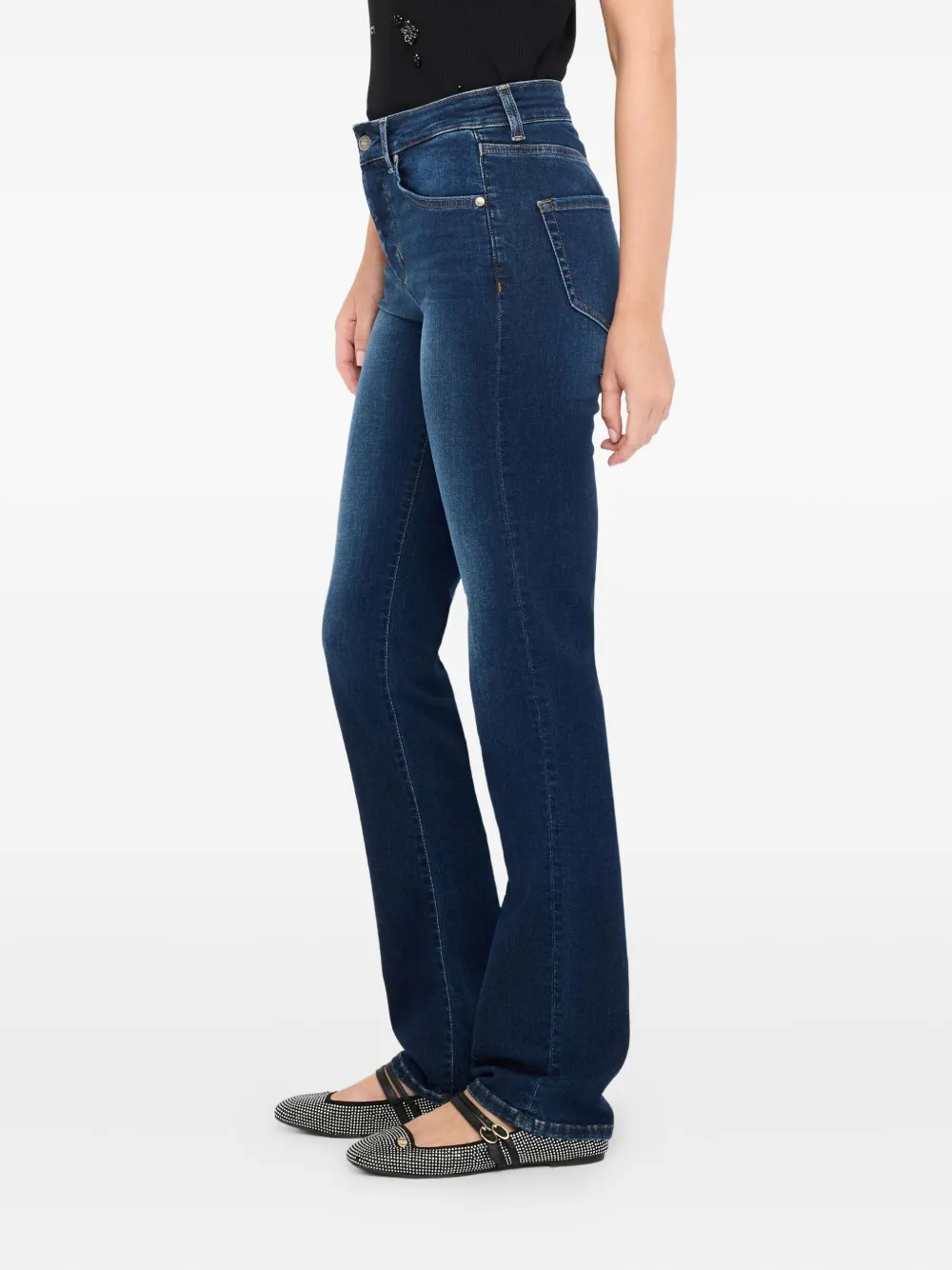 Liu •jo Liu Jo Better Straight Jeans In Multi