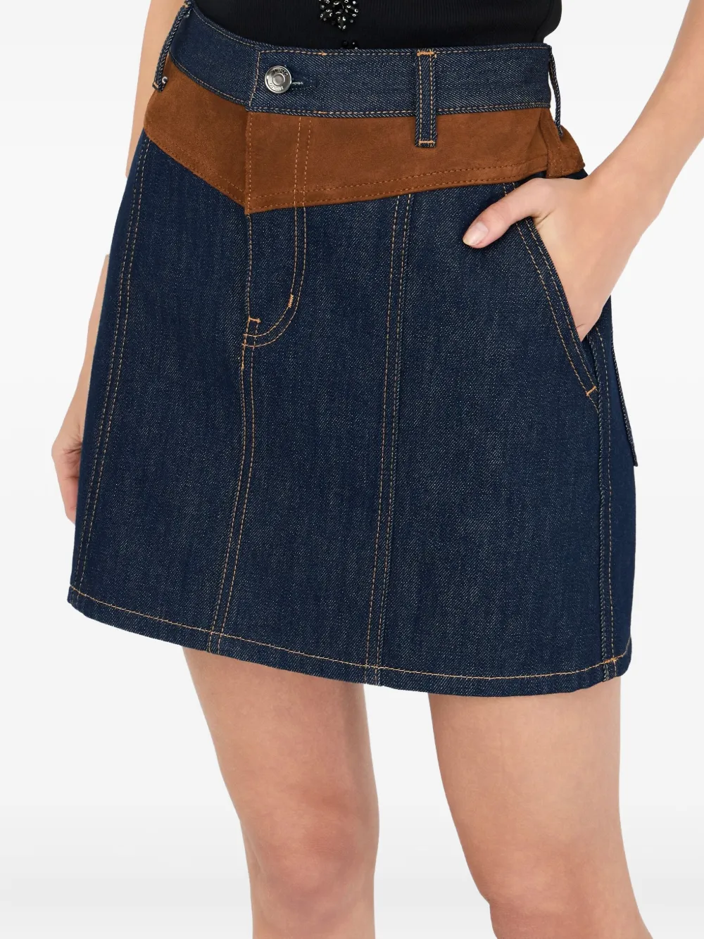 Liu •jo Skirt Liu Jo Woman Color Denim In Blue
