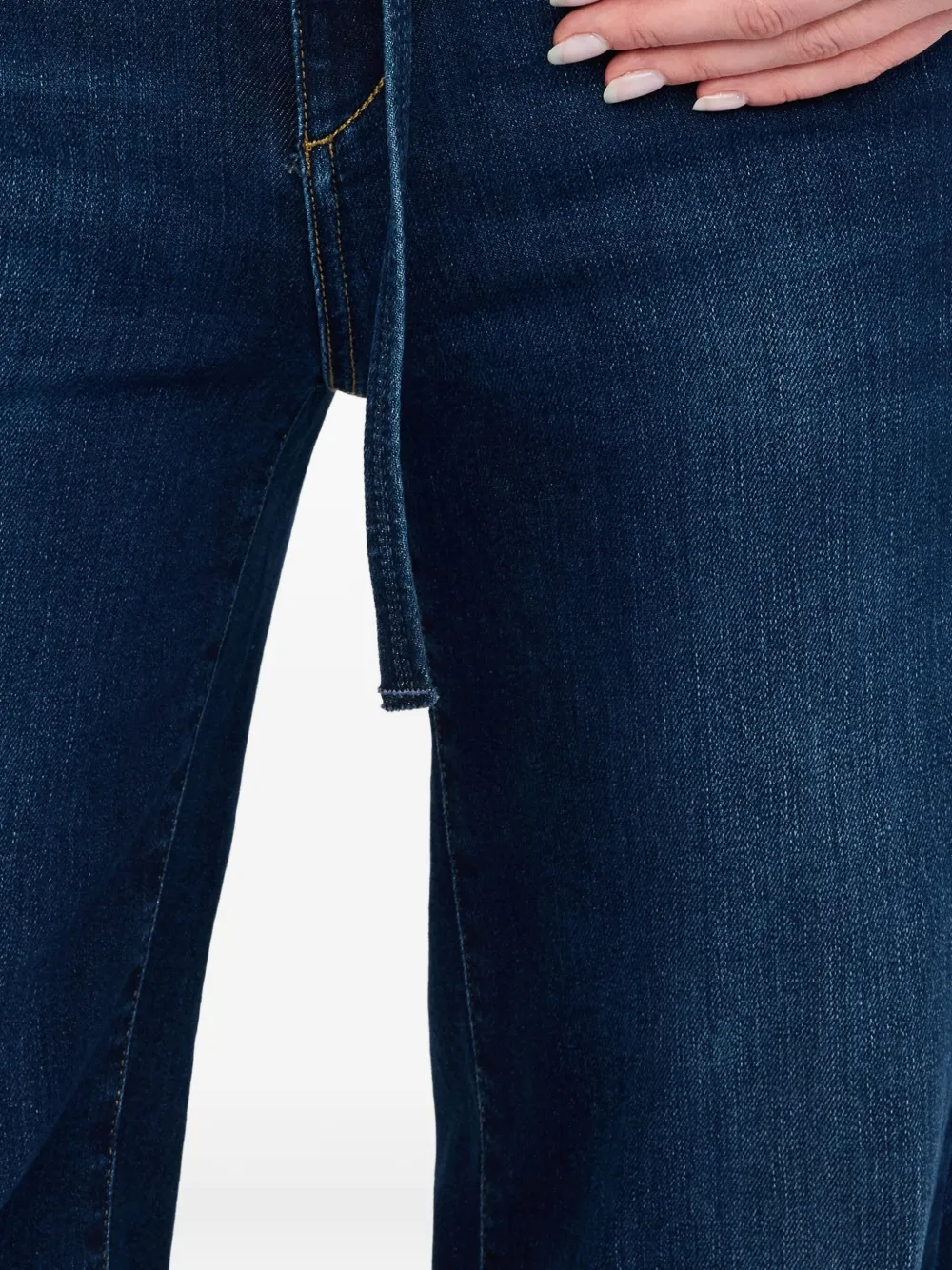 Liu •jo Flared Jeans With Belt In Blue