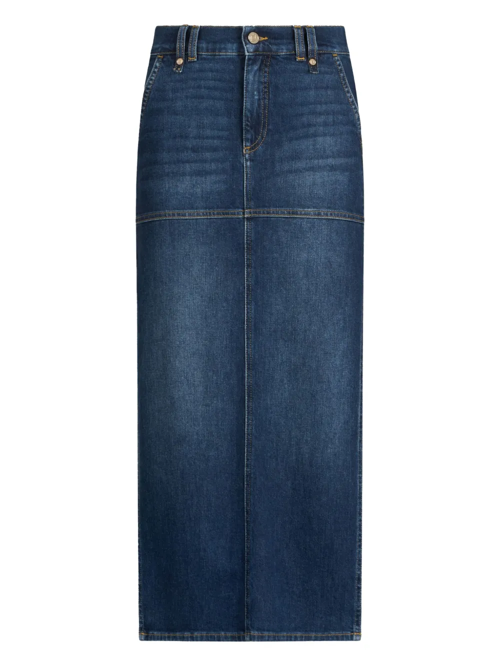 LIU JO side-slit denim skirt | Blue | Image 1
