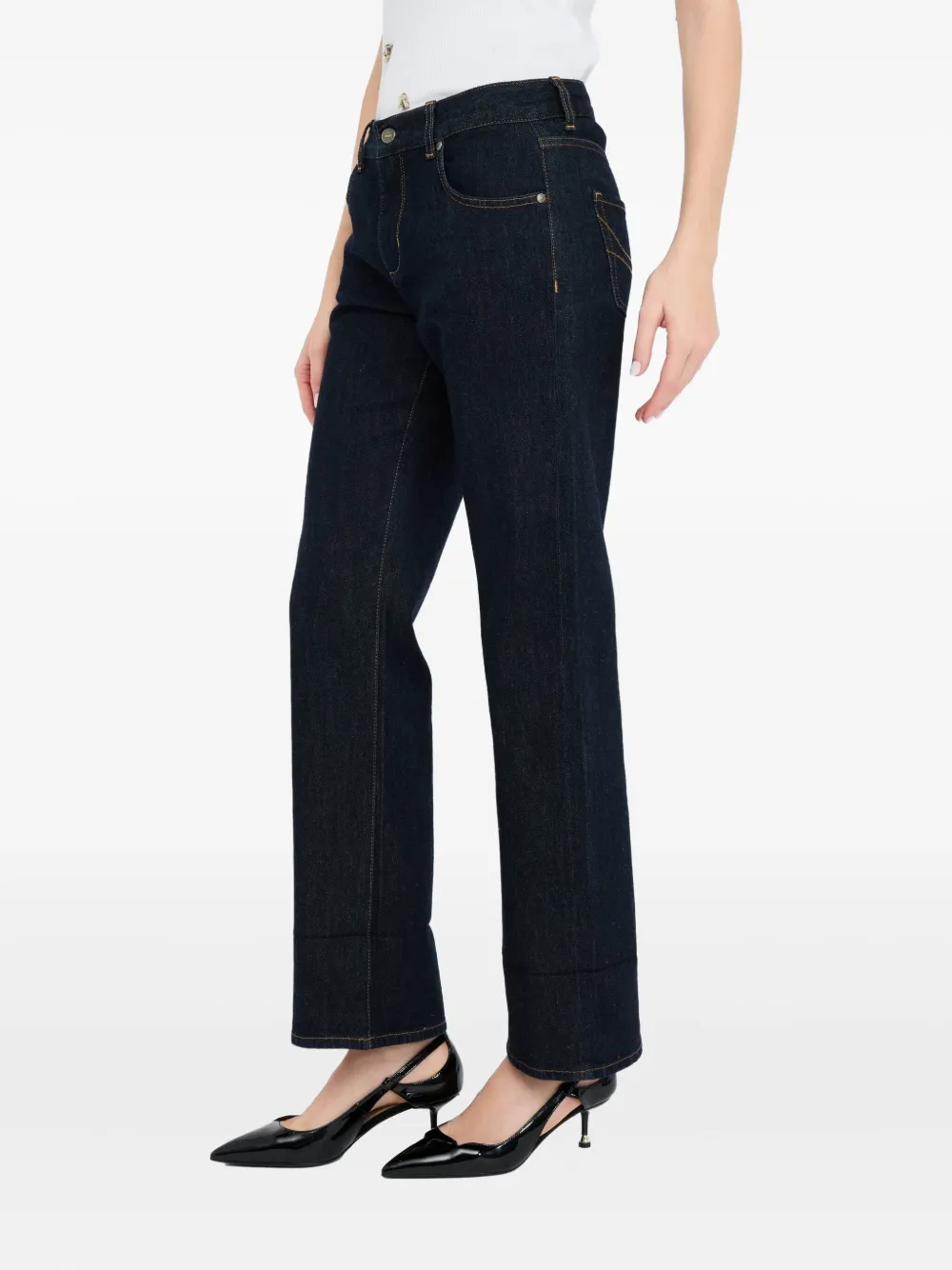 Liu •jo Liu Jo Better Straight Jeans In Blue