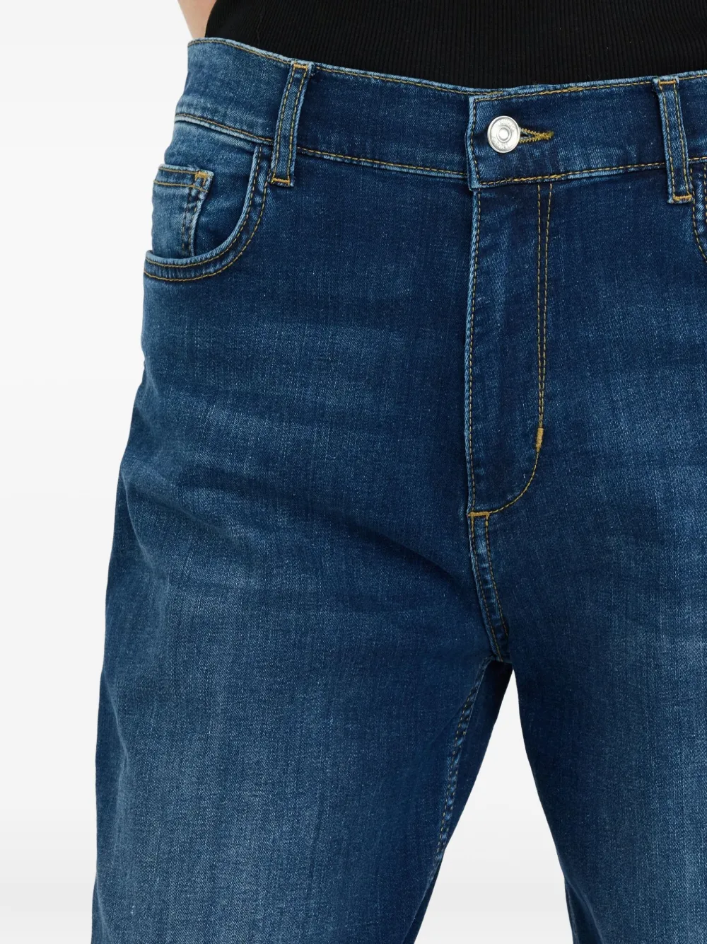 Liu •jo Carrot-fit High-rise Jeans In Blue