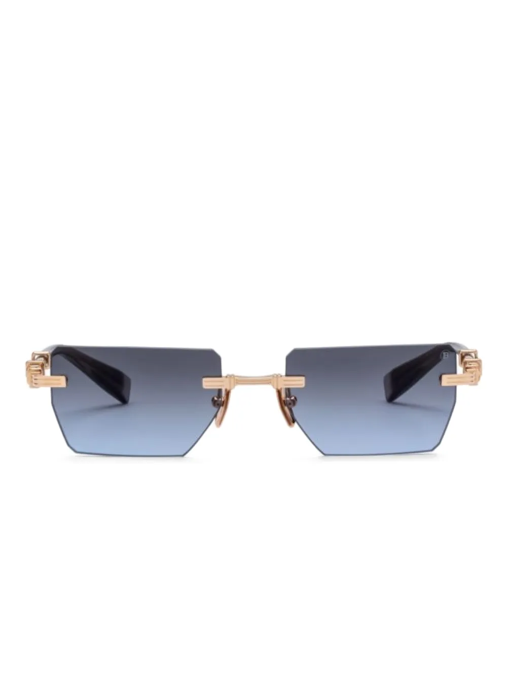 Balmain Eyewear rectangle-frame sunglasses | Blue | Image 1