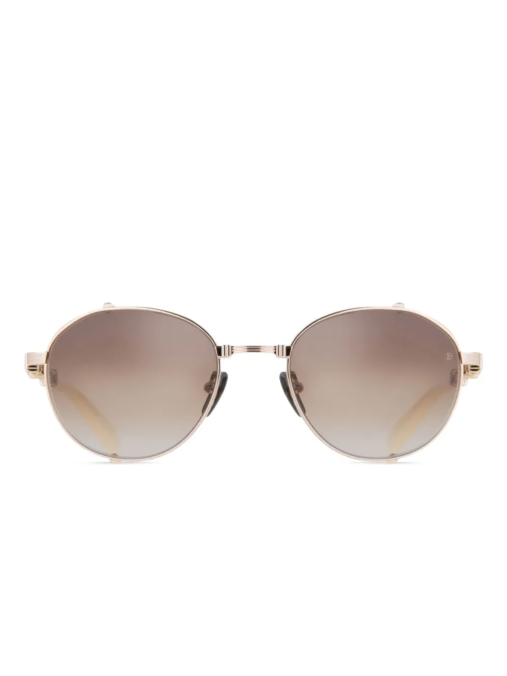 Balmain Eyewear round-frame sunglasses | Neutrals | Image 1
