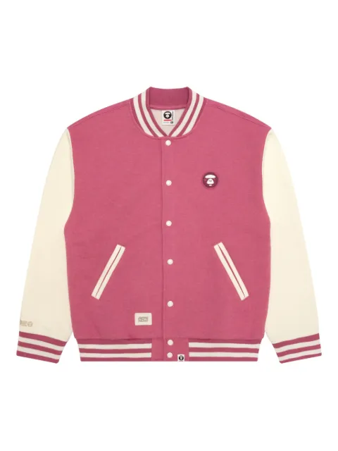 AAPE BY *A BATHING APE® logo-patch bomber jacket 