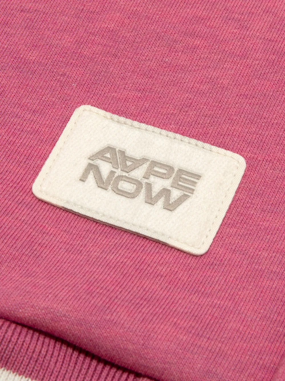 Aape By A Bathing Ape Logo-patch Bomber Jacket In Pink