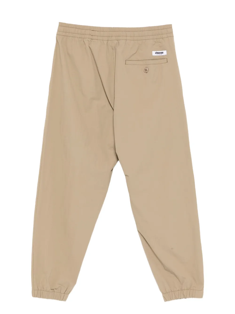 CHOCOOLATE Trainingsbroek met geborduurd logo - Beige
