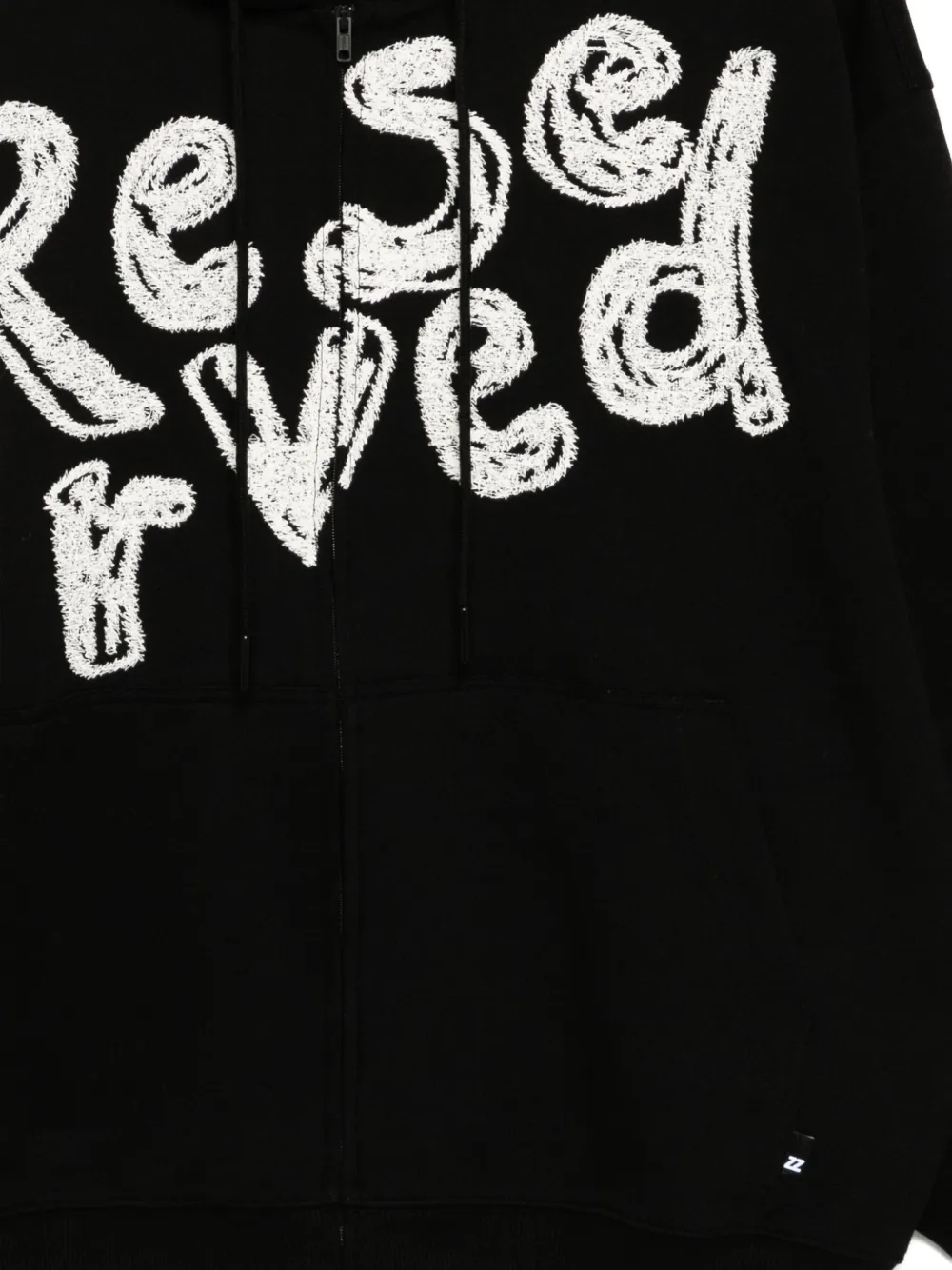 Izzue Embroidered Hoodie In Black