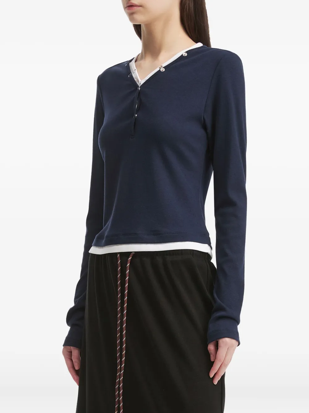 tout a coup V-neck long-sleeves T-shirt | T-Shirts & Jersey Shirts | Image 2