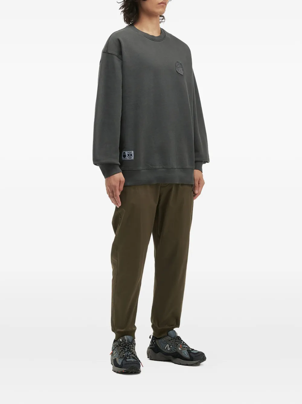 Fingercroxx Cotton Sweatshirt In Gray