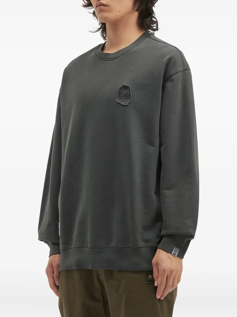FINGERCROXX cotton sweatshirt - Grijs