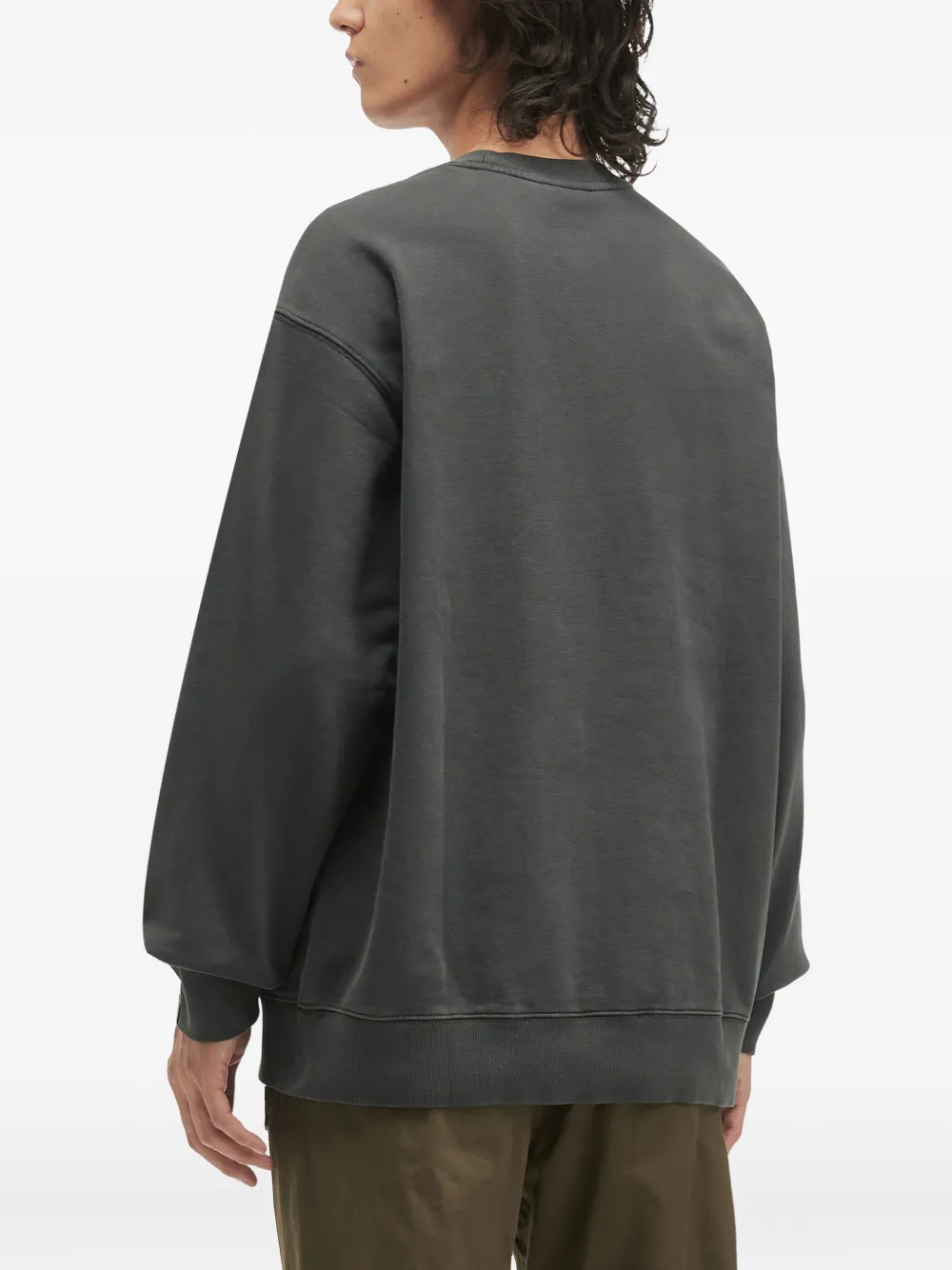 Fingercroxx Cotton Sweatshirt In Gray