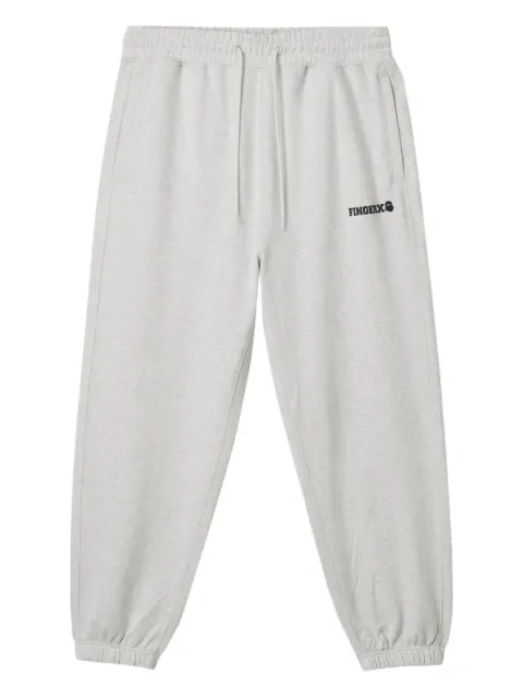FINGERCROXX logo cuffed sweatpants