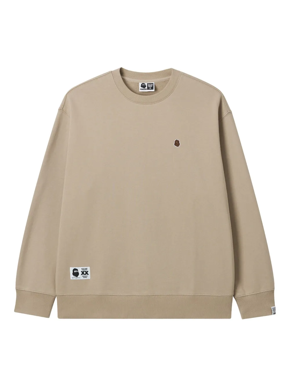 Fingercroxx Cotton Sweatshirt In Neutral