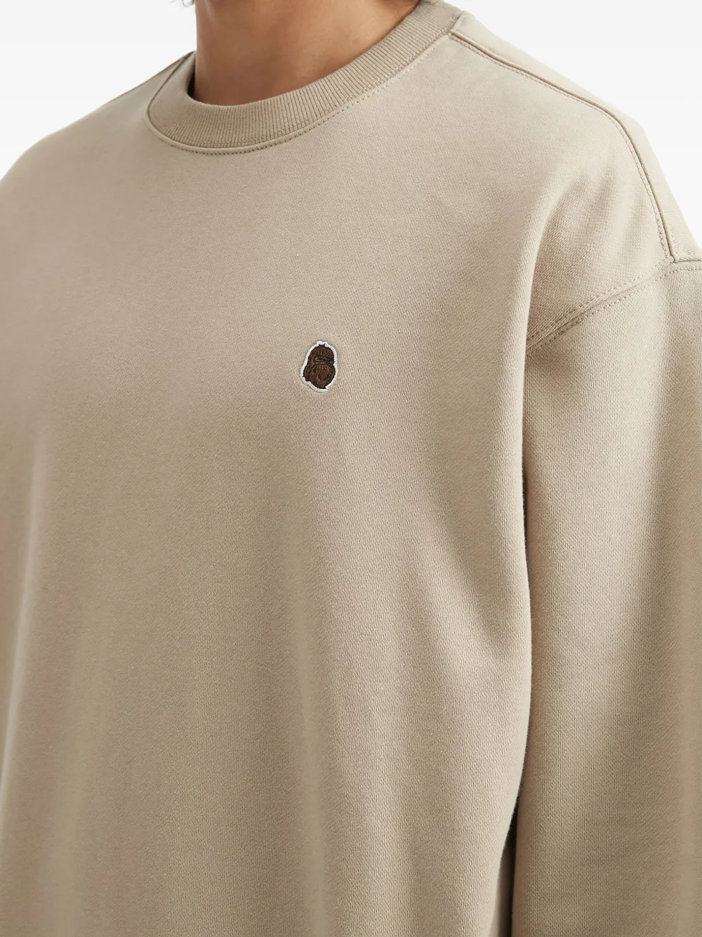 Fingercroxx Cotton Sweatshirt In Neutral