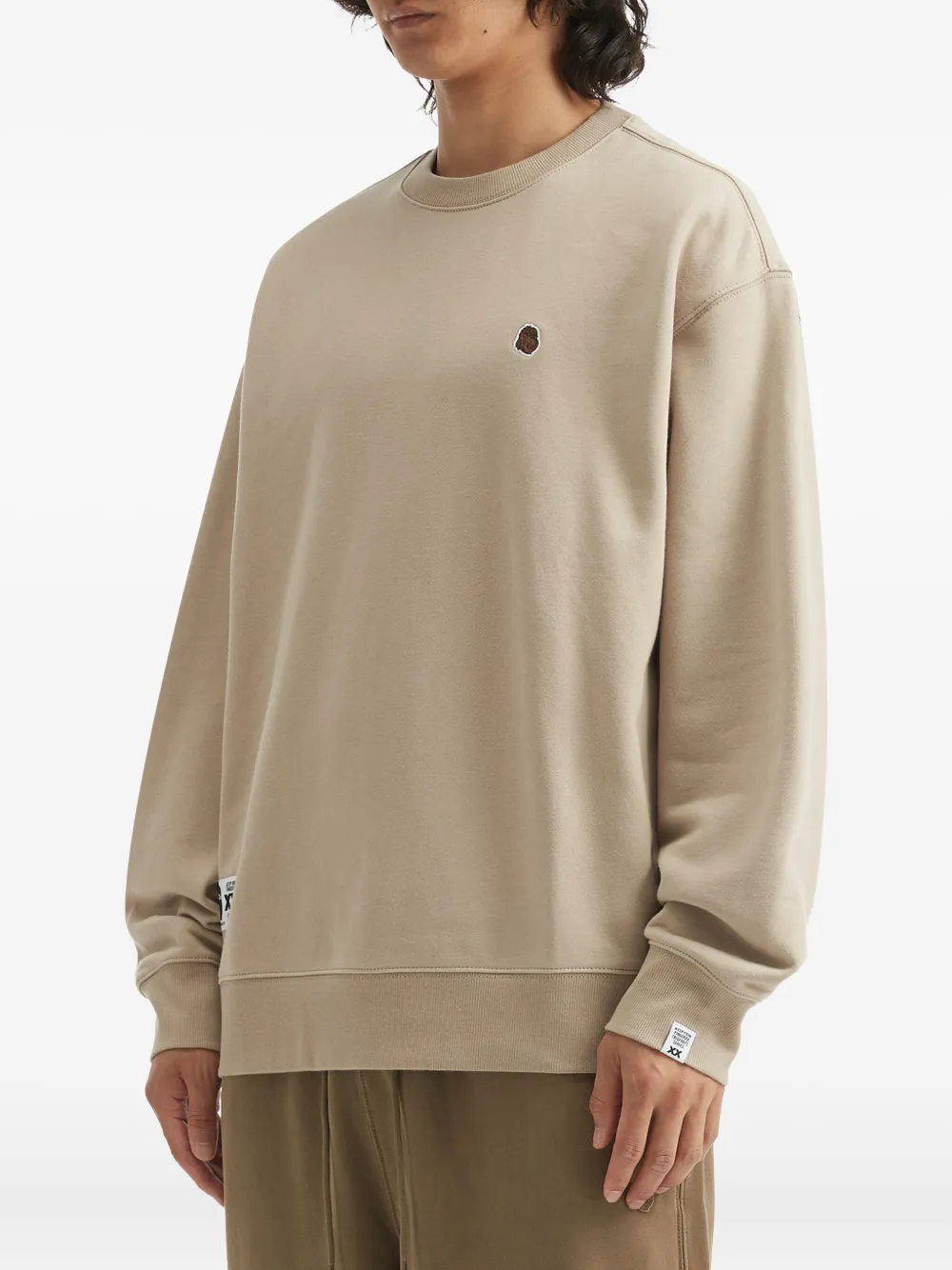 Fingercroxx Cotton Sweatshirt In Neutral