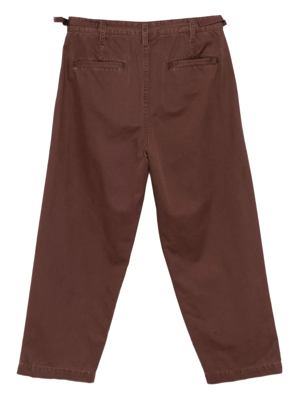 izzue logo-patch trousers | Regular-Fit & Straight Leg Pants | Image 2