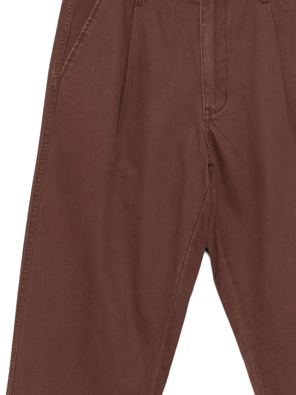 izzue Broek met logopatch Bruin