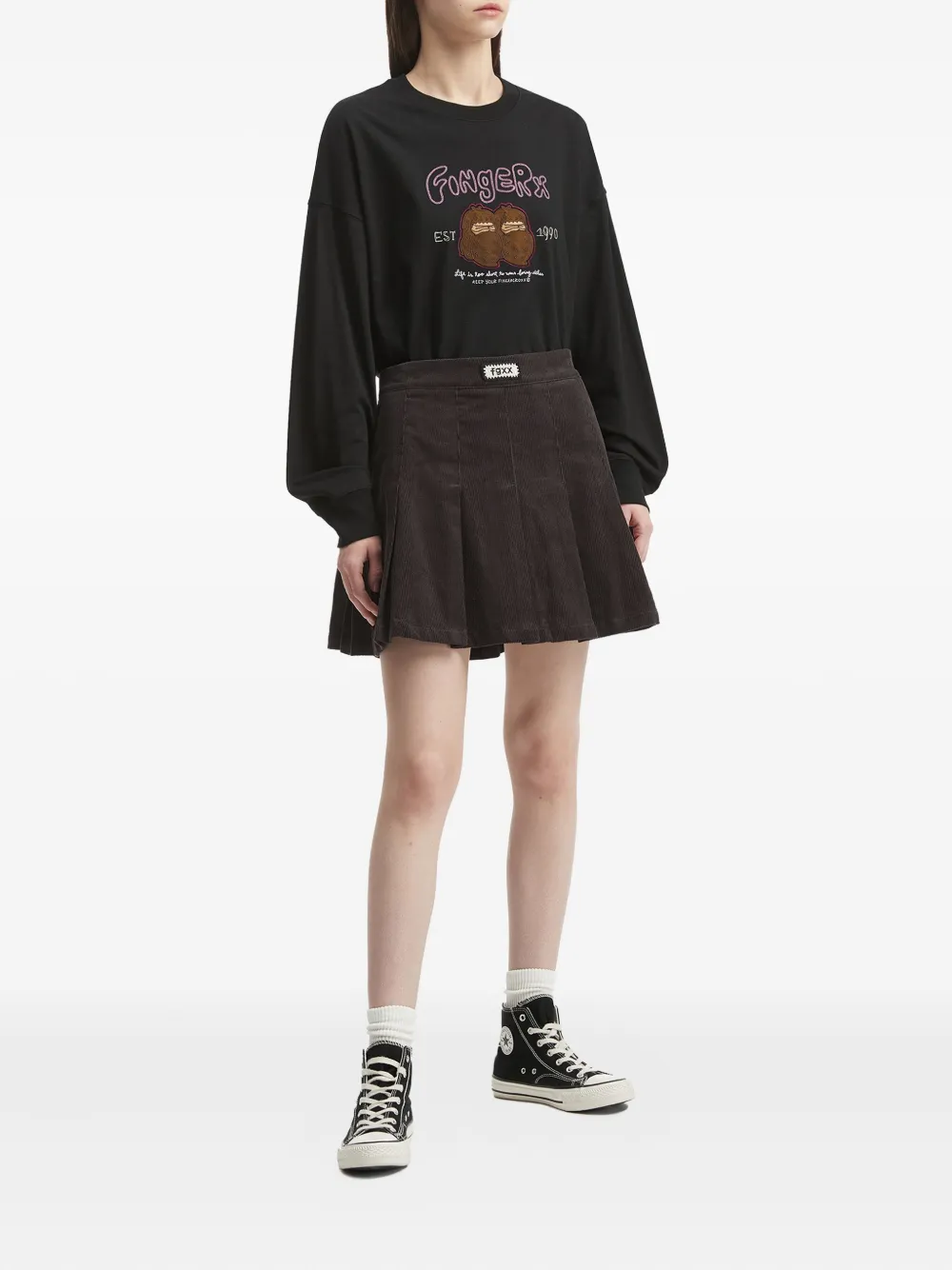 FINGERCROXX embroidered long-sleeve top | T-Shirts & Jersey Shirts | Image 2