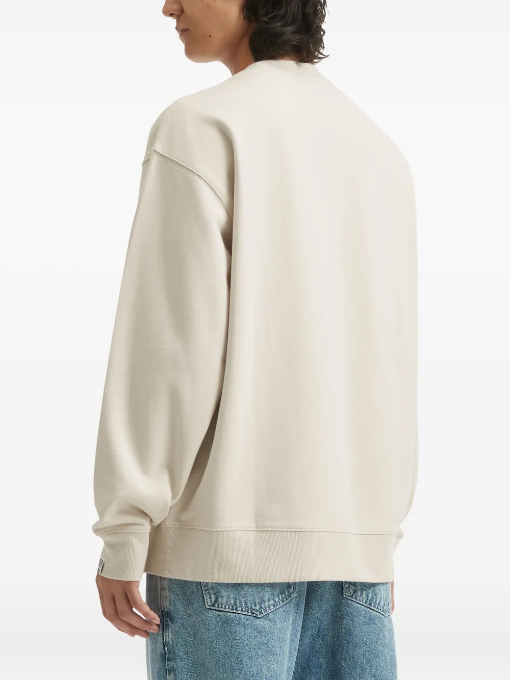 Fingercroxx Cotton Sweatshirt In Neutral