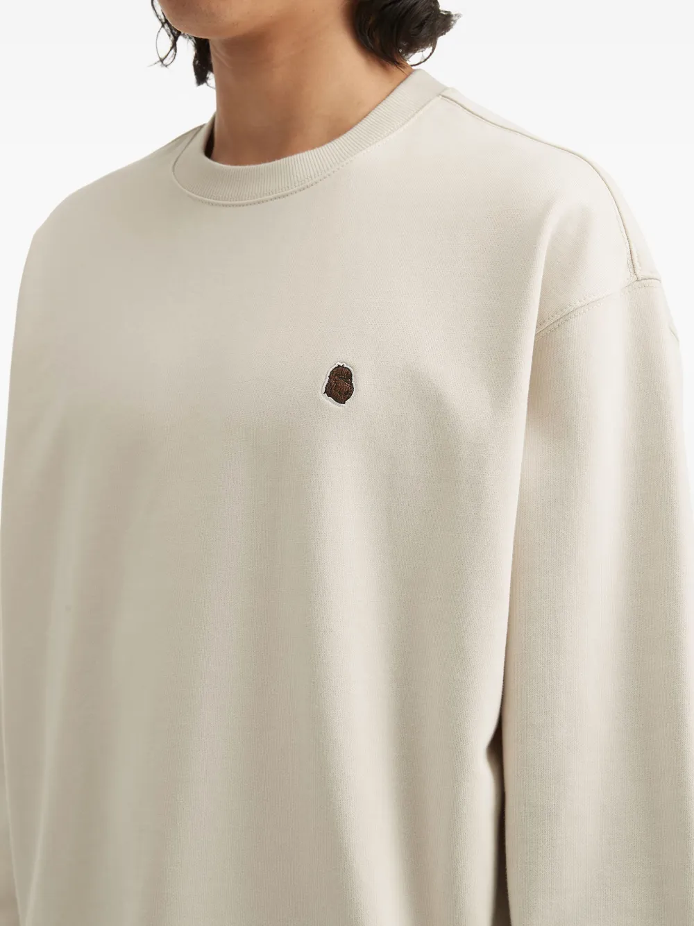 Fingercroxx Cotton Sweatshirt In Neutral