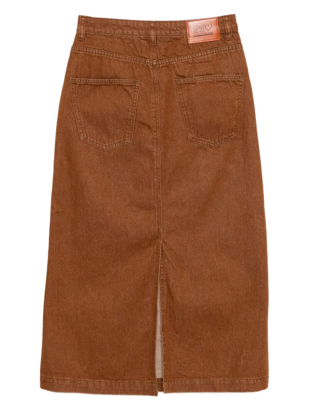 CHOCOOLATE Denim rok - Bruin