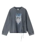 Musium Div. graphic-print sweatshirt - Grey