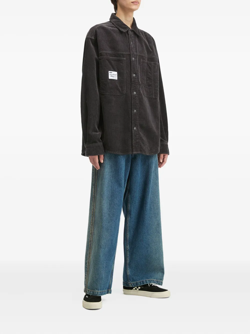 FINGERCROXX corduroy shirt - Bruin