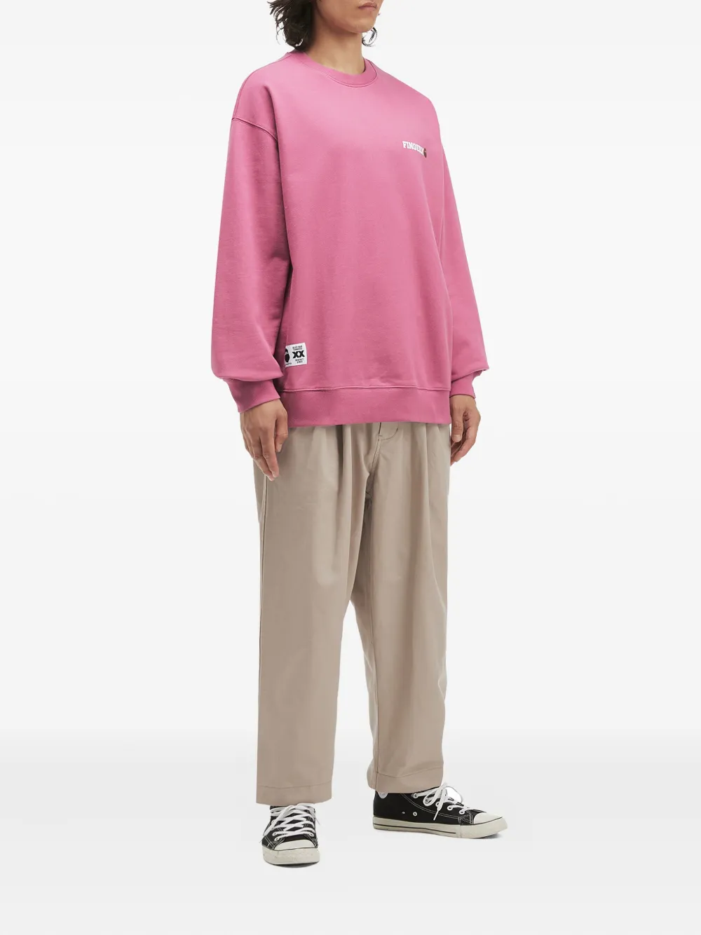 FINGERCROXX pleated trousers - Bruin