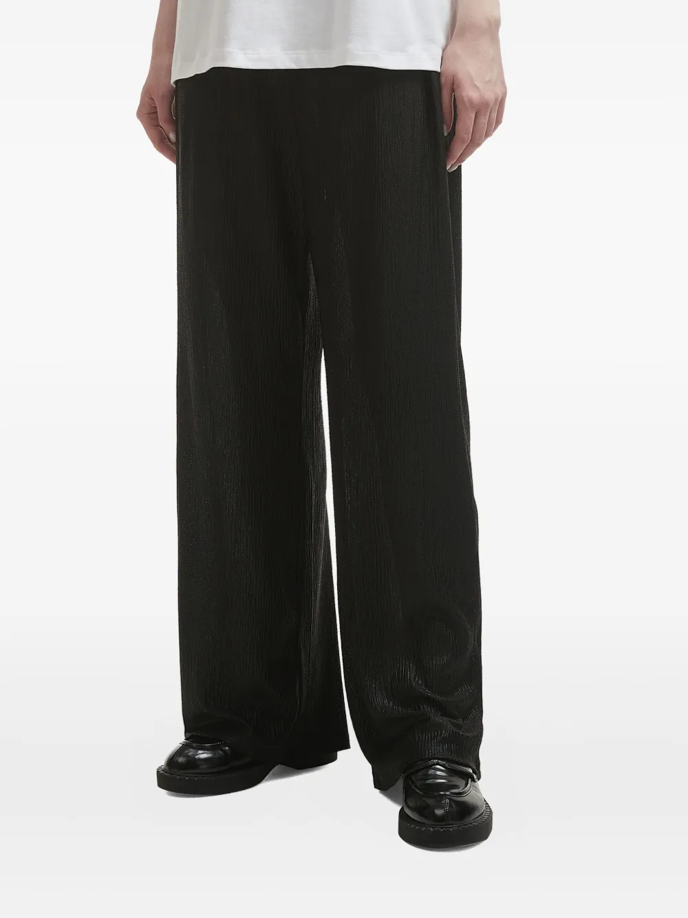 b+ab Broek met geplooide details Zwart