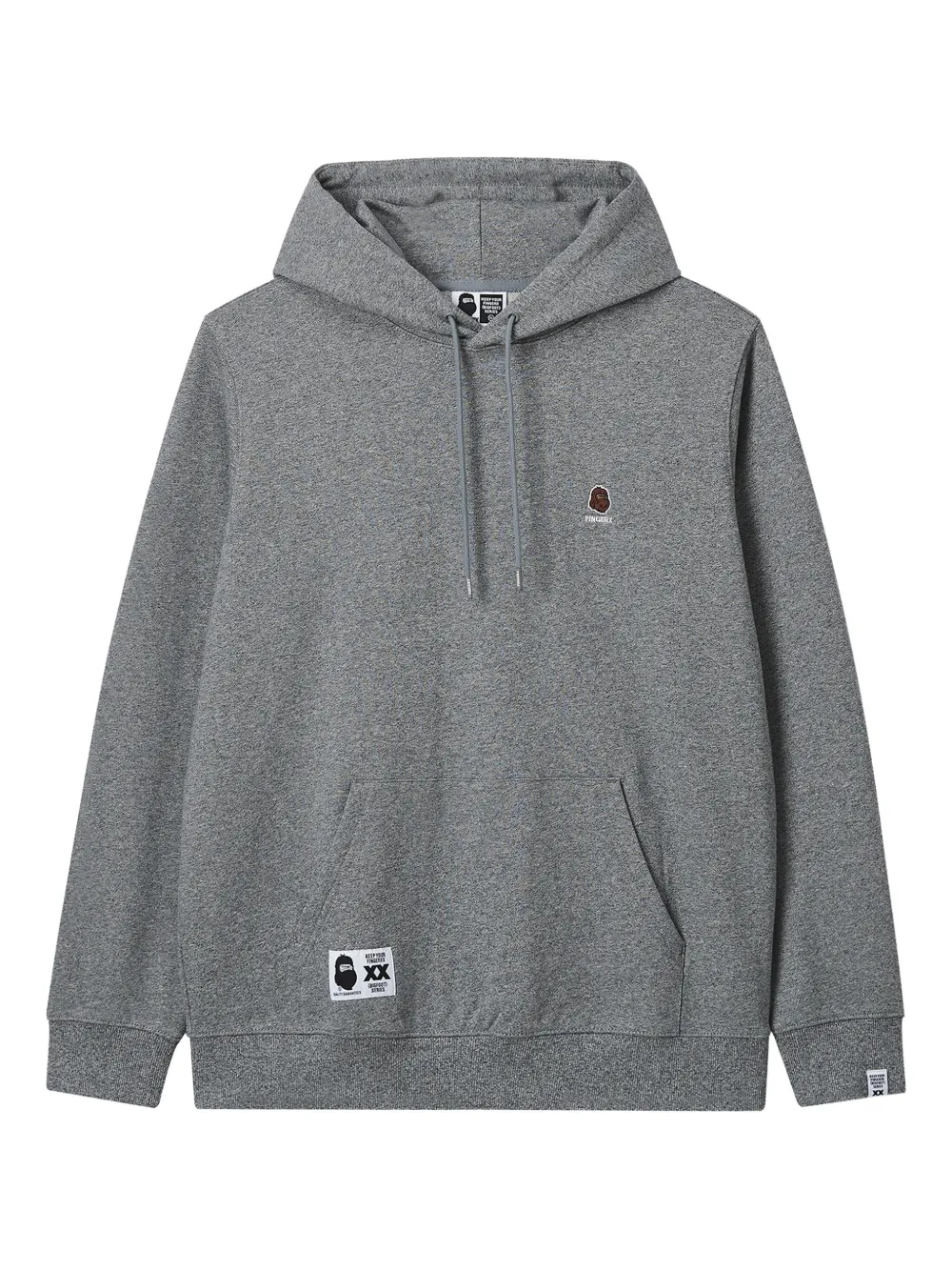 FINGERCROXX embroidered hoodie | Grey | Image 1
