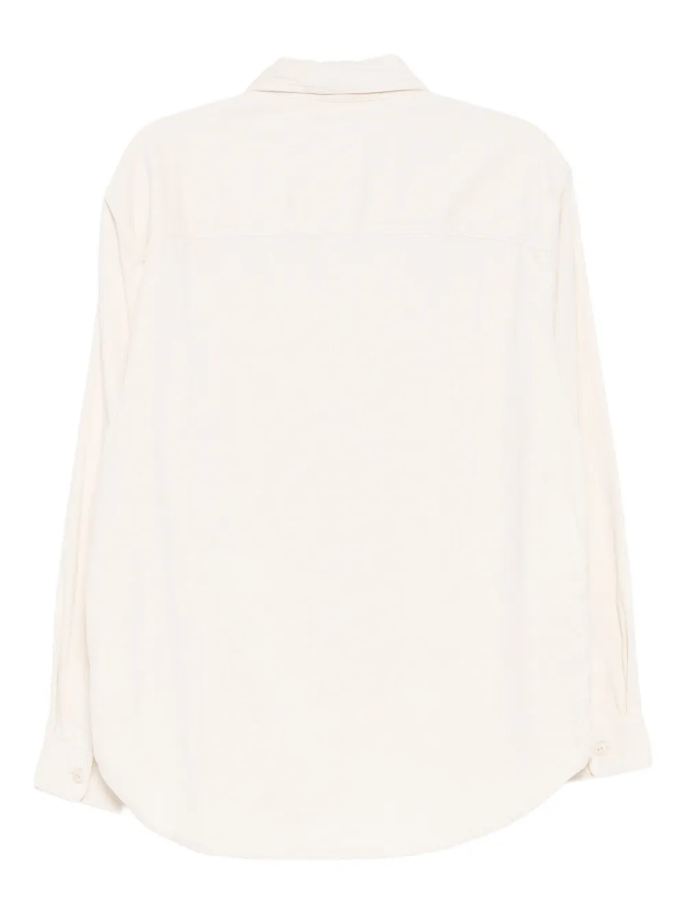 CHOCOOLATE logo-patch shirt - Beige