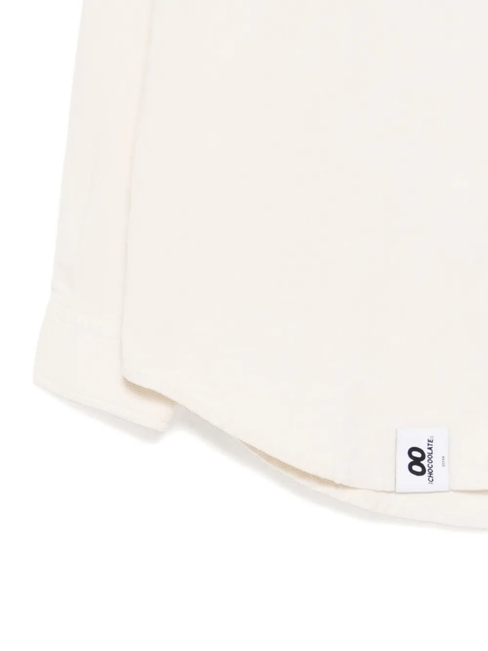 CHOCOOLATE Overhemd met logopatch Beige