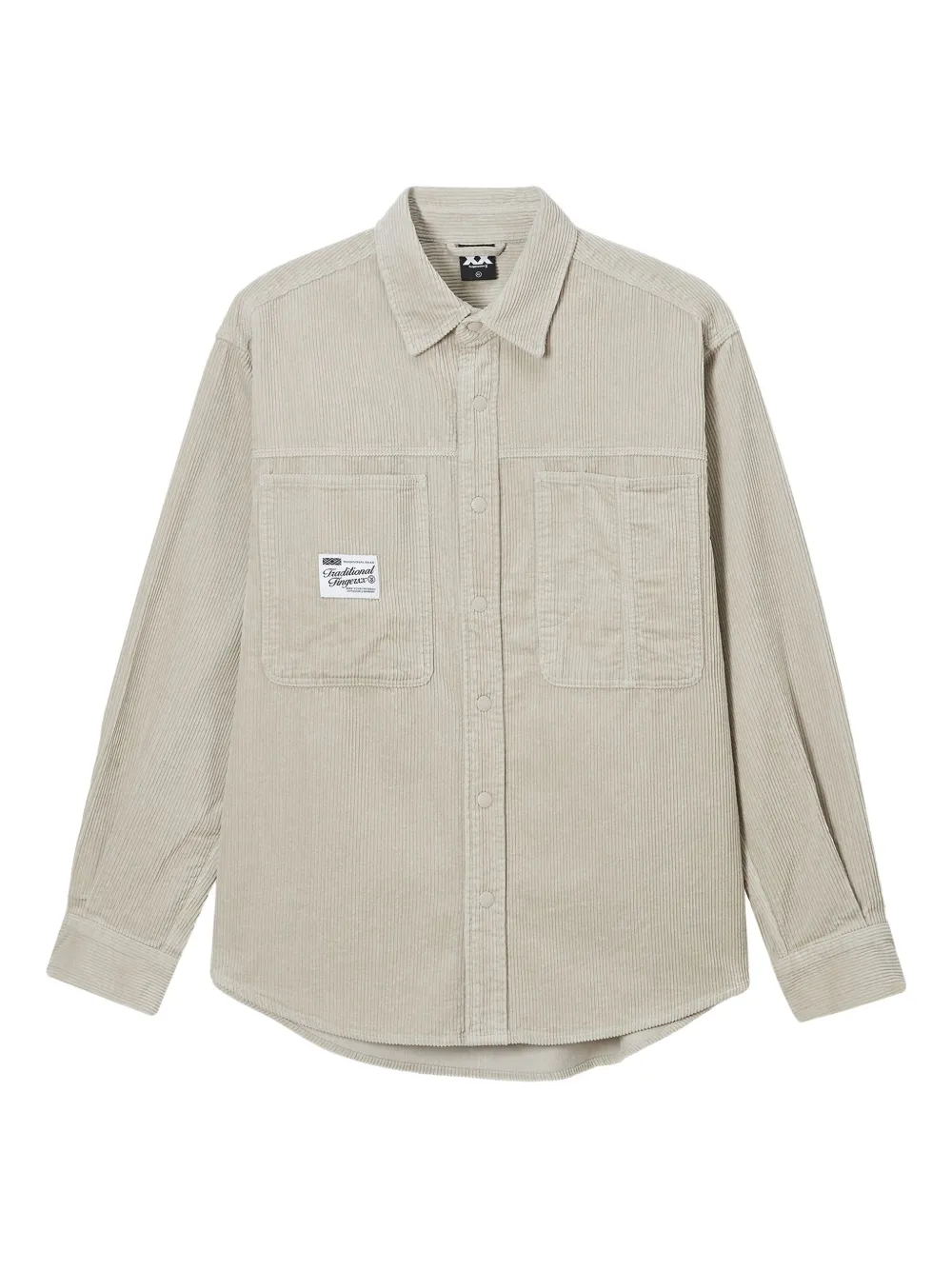 FINGERCROXX corduroy patch-pocket shirt | Neutrals | Image 1
