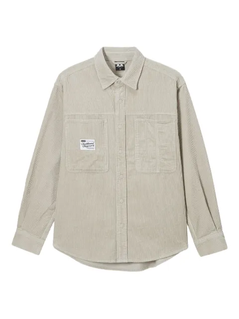 FINGERCROXX corduroy patch-pocket shirt