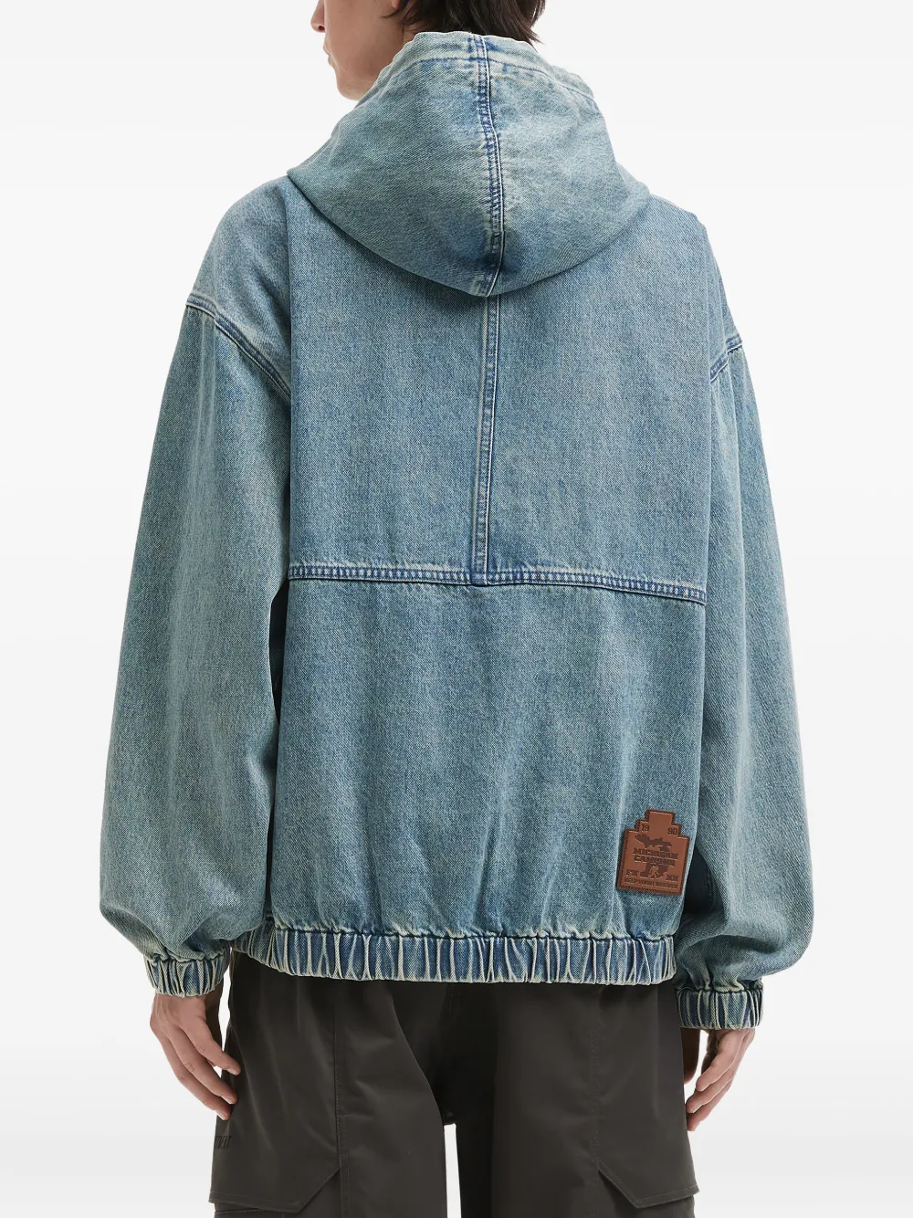 FINGERCROXX Denim jack met capuchon Blauw