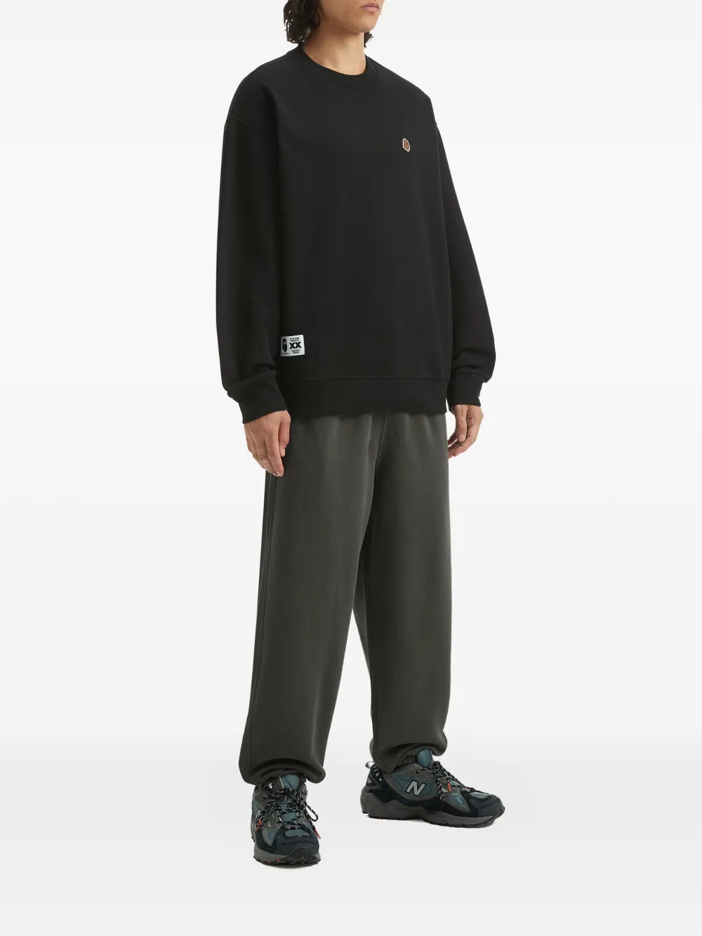 FINGERCROXX cotton sweatshirt - Zwart