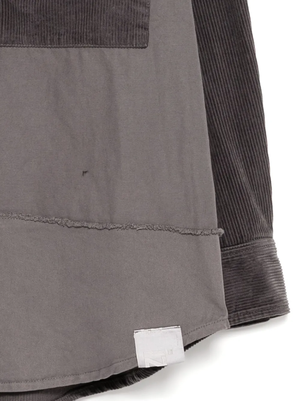Izzue Logo-patched Shirt In Gray