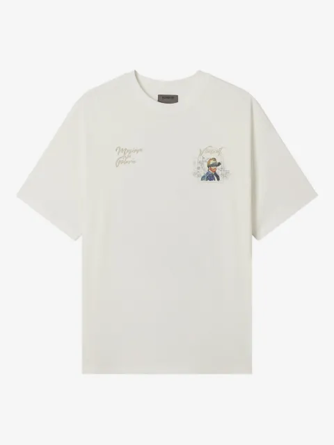 Musium Div. face-print cotton T-shirt