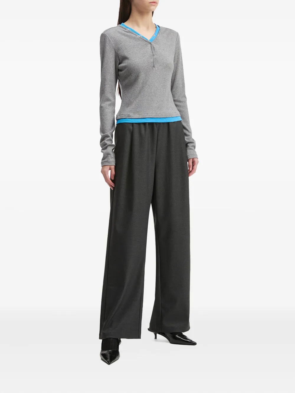 tout a coup V-neck long-sleeves T-shirt | T-Shirts & Jersey Shirts | Image 2