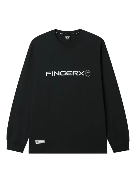 FINGERCROXX top manga larga bordado