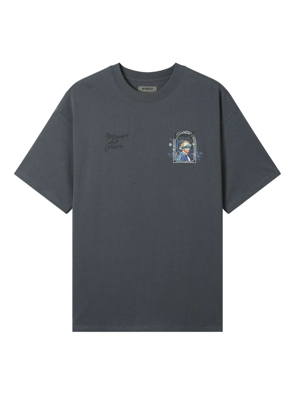 Musium Div. Face-print T-shirt In Gray