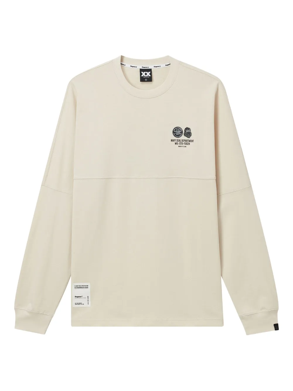 Fingercroxx Long-sleeve Top In Neutral